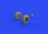 Eduard 648647 P-51D wheels block tread 2 EDUARD 1/48